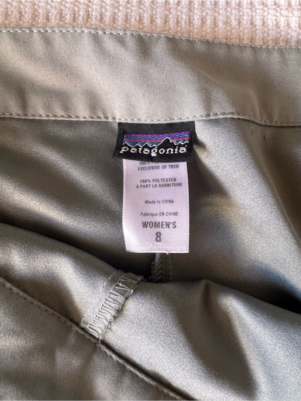 Patagonia Olive Mini Skirt - Picture 2 of 5